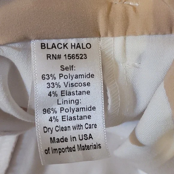 BLACK HALO☆ Cap- Sleeve Belted wide-leg Jumpsuit - Picture 12 of 14